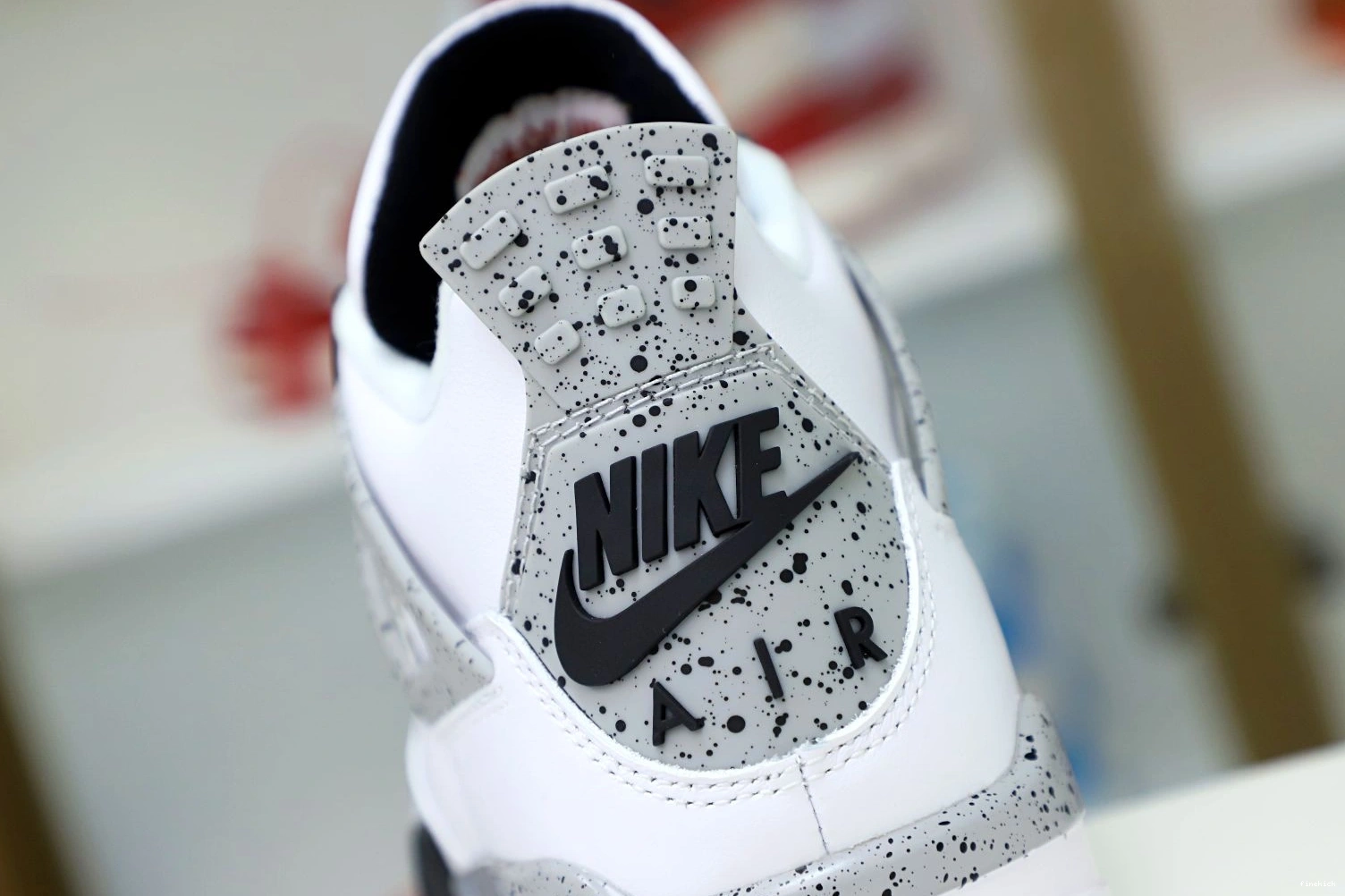 Air Cement Jordan Retro 4 White 0709
